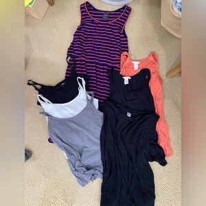 H&M, Gap and Old Navy maternity/nursing tops and dress size small bundle